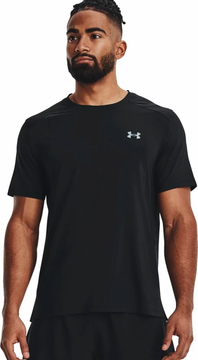 Under Armour Iso-Chill Run Laser Laufshirt kurzarm black/reflective (Herren)