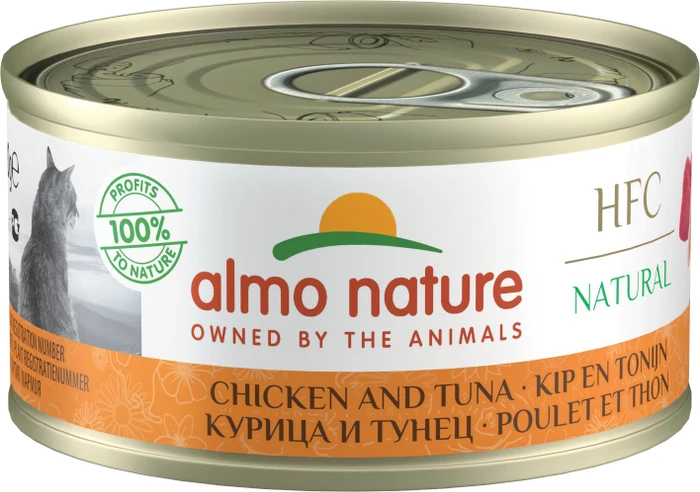 almo nature HFC Natural Cats 70 II, Huhn und Thunfisch, 70g