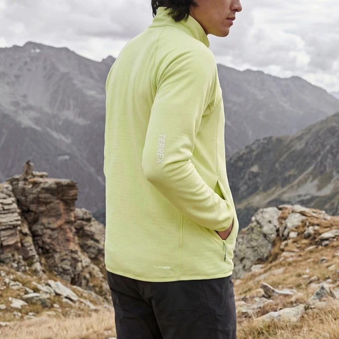 adidas Terrex Xperior Climawarm+ Ventknit Funktionsjacke semi frozen lemon (Herren)