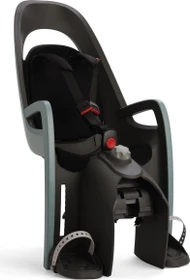 Hamax Caress mit Gepäckträger-Adapter Fahrradkindersitz grün/schwarz