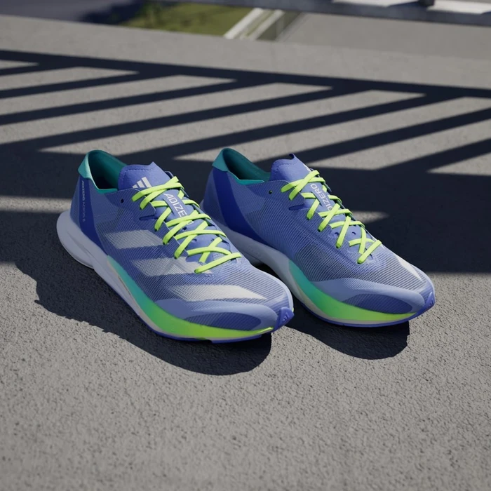 adidas Adizero Adios 8 blue spark/zero metalic/flash aqua (Damen)