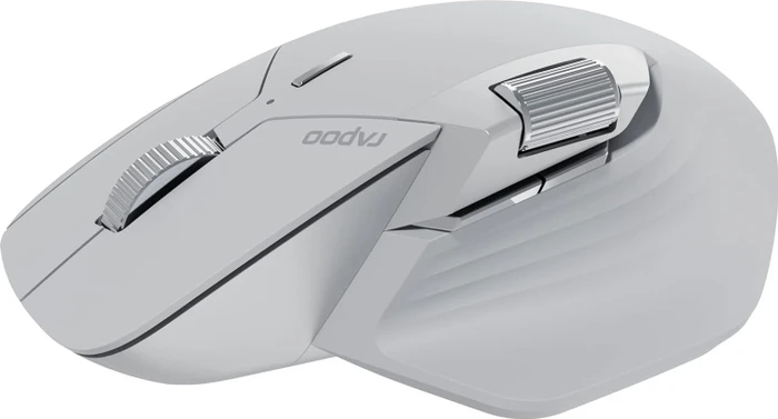 Rapoo MT760L Wireless Multi-mode Mouse grau/weiß, USB/Bluetooth