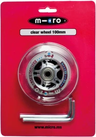 Micro Scooter Rollen 100mm transparent
