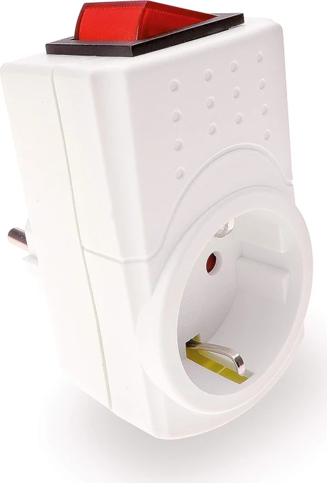 REV Ritter Zwischenstecker Steckdose mit Schalter, 1-fach