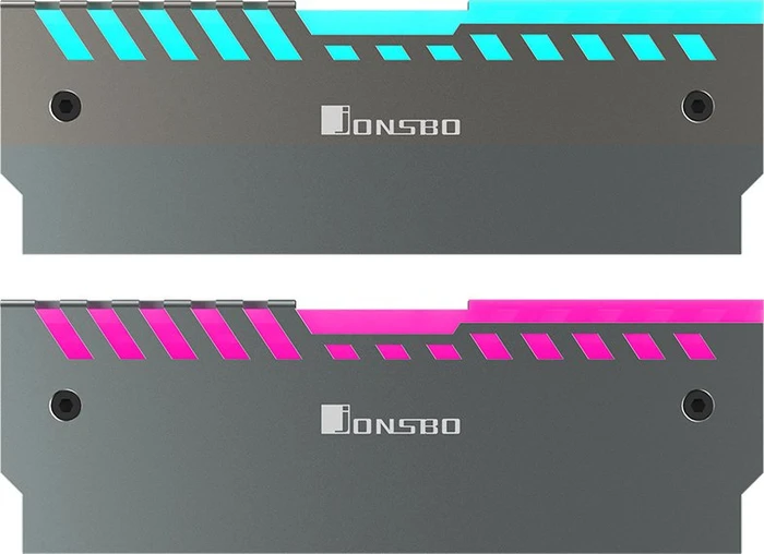 Jonsbo NC-2 RGB silber, RAM-Kühler, 2er-Pack