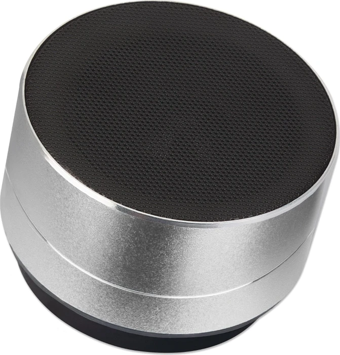 Manhattan Metallic LED Speaker silber
