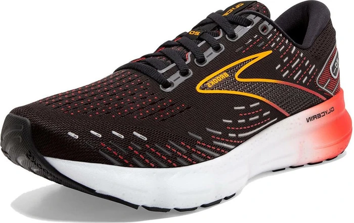 Brooks Glycerin 20 black/blackened pearl/fiery red (Herren)