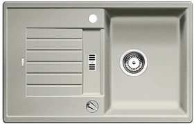 Blanco Zia 45 S Becken reversibel mit Ablauffernbedienung perlgrau