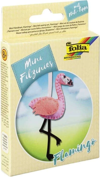 Folia Mini Filzinies Filznähset Flamingo