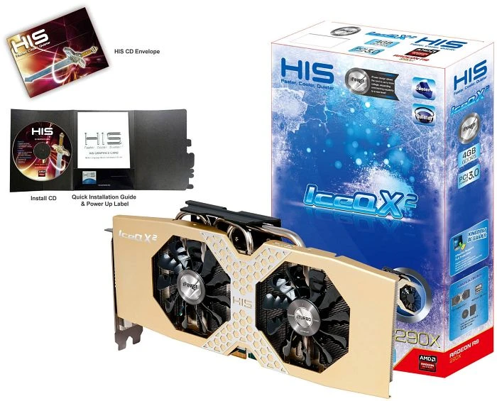 HIS Radeon R9 290X IceQ X2, 4GB GDDR5, 2x DVI, HDMI, DP