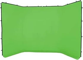 Lastolite Panorama Hintergrund Überzug Chromakey Grün 4m