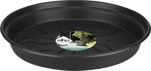 Elho Green Basics Blumentopfuntersetzer rund 45cm living schwarz