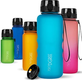 720°DGREE uberBottle softTouch Trinkflasche 1.5l sky blue