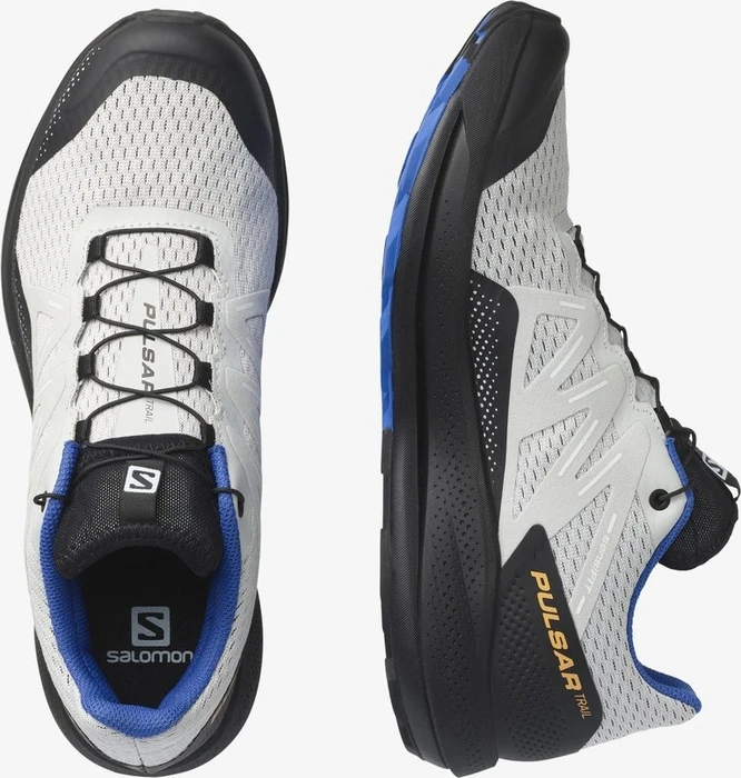 Salomon Pulsar Trail lunar rock/black/dazzling blue (Herren)