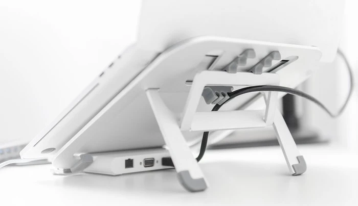 Digitus Variabler Notebook-Ständer mit integrierter USB-C Docking Station, USB-C 3.0 [Buchse]