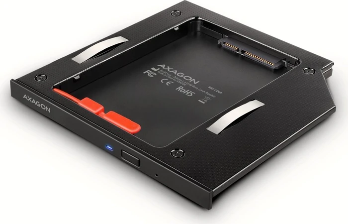 Axagon 2.5" auf 5.25" SlimLine, 9.5mm Bauhöhe, Einschubadapter
