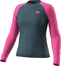 Dynafit Ultra S-Tech Laufshirt langarm pink glo (Damen)