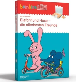 bambino LÜK-Set Wahrnehmung und Konzentration Elefant und Hase - die allerbesten Freunde