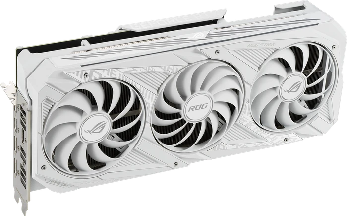 ASUS ROG Strix GeForce RTX 3070 V2 White (LHR), ROG-STRIX-RTX3070-8G-WHITE-V2, 8GB GDDR6, 2x HDMI, 3x DP