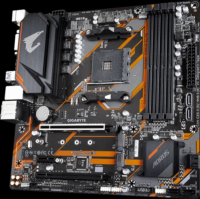 GIGABYTE B450M AORUS Elite (AMD AM4)