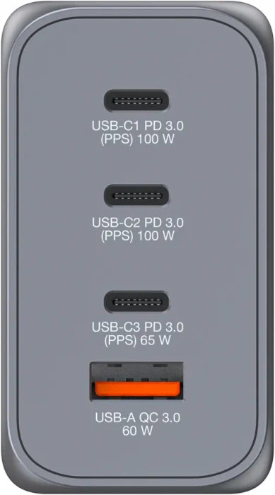 Verbatim GaN Ladegerät, 3x USB-C + 1x USB-A, 200W