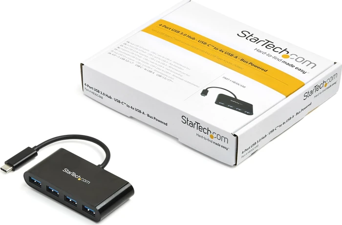 StarTech USB-Hub, 4x USB-A 3.0, USB-C 3.0 [Stecker]