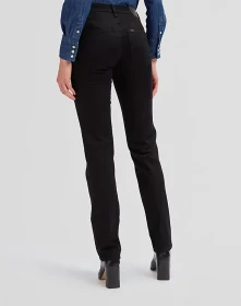 Lee Marion Straight Jeans black rinse (Damen)