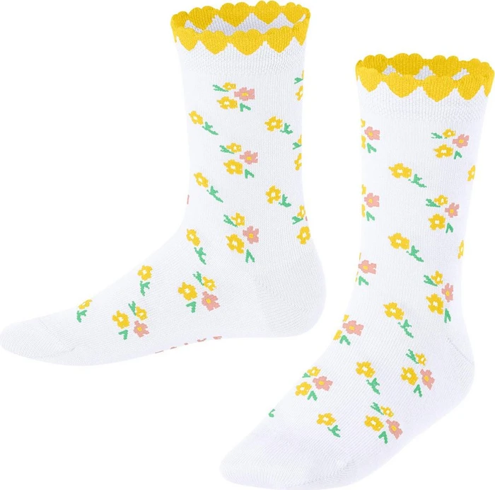 Falke Ditsy Flowers Socken weiß (Junior)