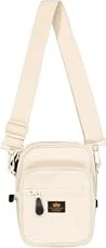 Alpha Industries Label Messenger Small Umhängetasche vintage white