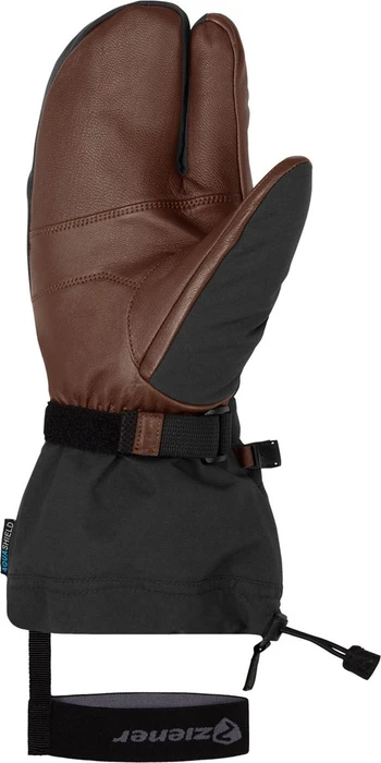 Ziener Gaikuso AS AW Skihandschuhe schwarz/dark brown (Herren)