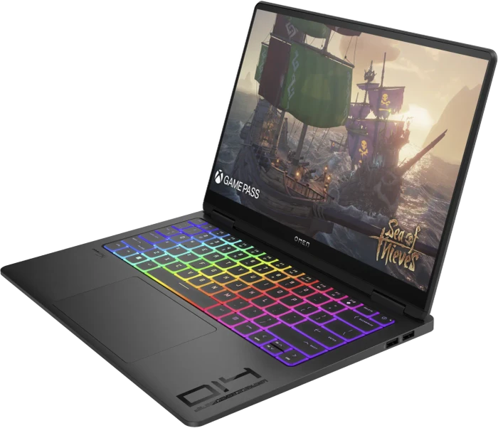 HP OMEN Transcend Laptop 14-fb0196ng, Shadow Black, Core Ultra 9 185H, 32GB RAM, 2TB SSD, GeForce RTX 4070, DE