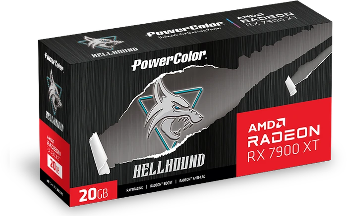 PowerColor Hellhound Radeon RX 7900 XT, 20GB GDDR6, HDMI, 3x DP