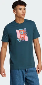 adidas Sportswear Photo Real Two-Tone T-Shirt kurzarm arctic night (Herren)