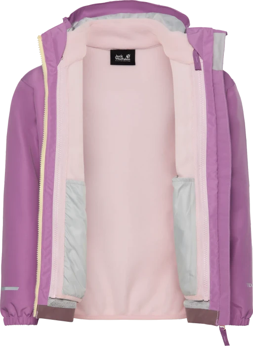 Jack Wolfskin Iceland 3in1 Funktionsjacke vivid orchid (Junior)