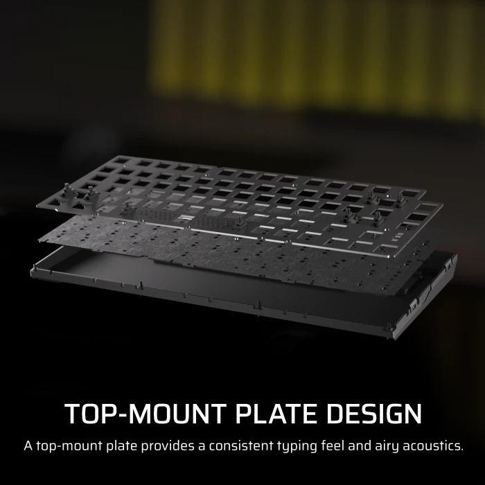 Corsair Gaming K65 Plus Wireless Tactile 75% RGB, schwarz, MLX FUSION, USB/Bluetooth, ES