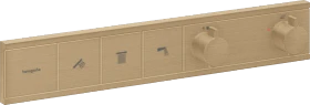 Hansgrohe RainSelect Thermostat Unterputz für 3 Verbraucher brushed bronze