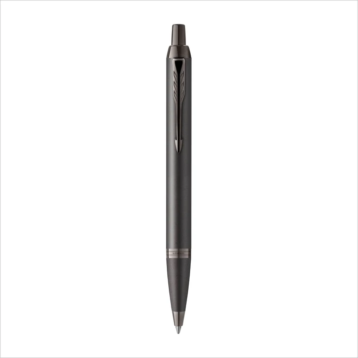Parker IM Monochrome Kugelschreiber gun metal stainless steel, Geschenkbox