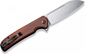 Civivi Chevalier Button/Flipper Taschenmesser cuibourtia wood/stonewashed