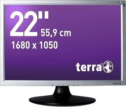 Wortmann Terra LED 2230W, silber/schwarz, 22"