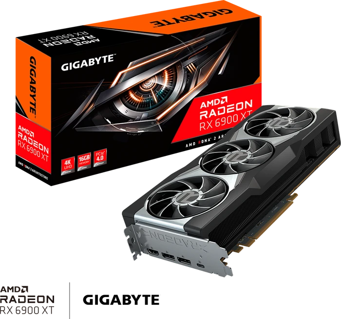 GIGABYTE Radeon RX 6900 XT, 16GB GDDR6, HDMI, USB-C, 2x DP