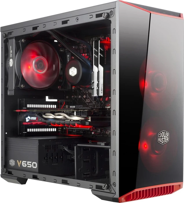 Cooler Master MasterBox Lite 3.1, schwarz, Acrylfenster