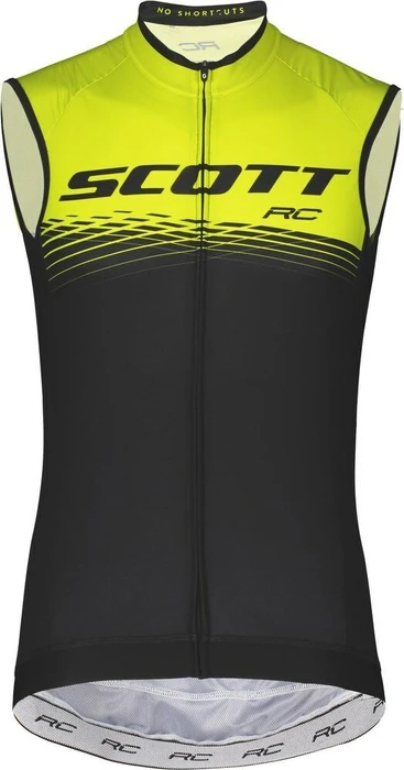 Scott RC Pro Trikot ärmellos sulphur yellow/black (Herren)