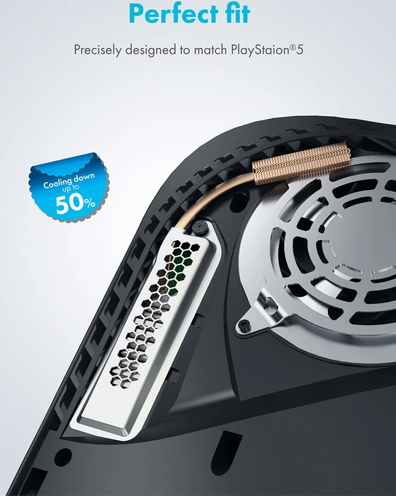 Graugear G-PS5HS01-Cov, Heatpipe-Kühler für PS5 Speichererweiterung, mit Abdeckung