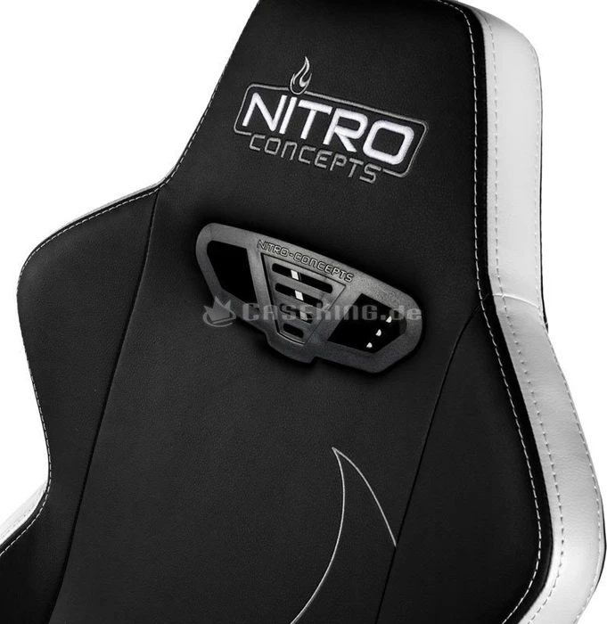 Nitro Concepts S300 EX Stealth Radiant White Bürostuhl, schwarz/weiß