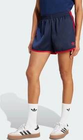 adidas Adicolor 3-Streifen Sprinter Laufhose kurz night indigo/better scarlet (Damen)