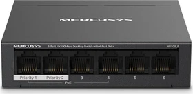 Mercusys Desktop Switch, 6x RJ-45, 40W PoE+ (MS106LP)