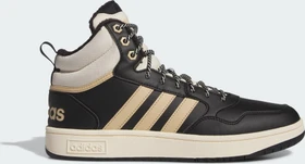 adidas Hoops 3.0 Mid Lifestyle Basketball Classic Fur Lining Winterized core black/magic beige/wonder white