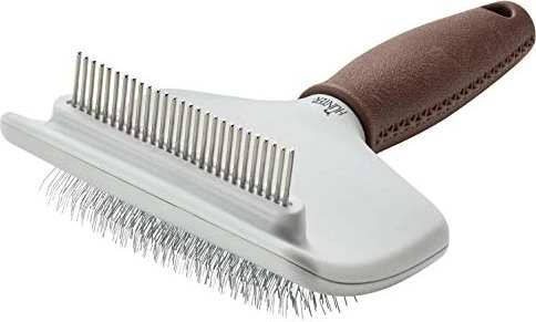 Hunter Spa Kombibürste Zupfen und Kämmen, für Hunde, 21.0x12.0cm, L