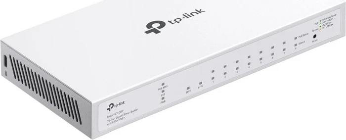 TP-Link Festa FS300 Desktop Gigabit Smart Switch, 8x RJ-45, 2x SFP, 61W PoE+
