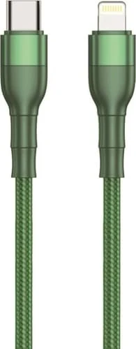 2GO USB Kabel Type C/Lightning grün